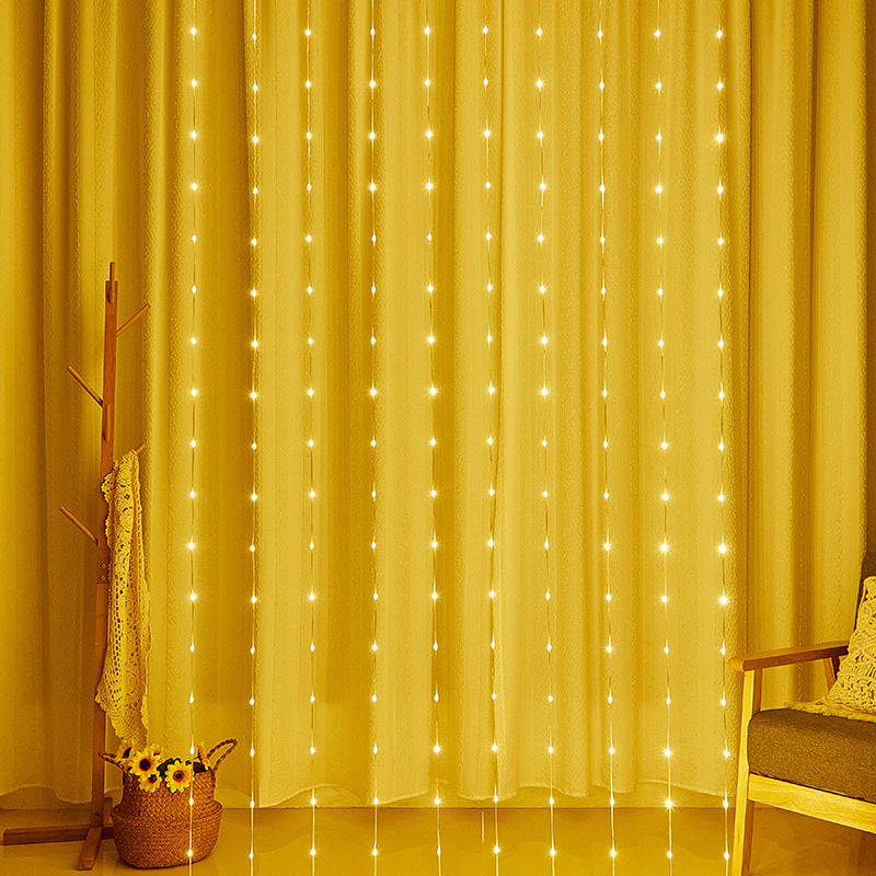 LED Waterfall Lighting Chain – Rubber Coated Decorative Lights