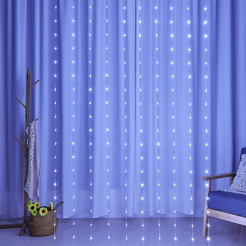 LED Waterfall Lighting Chain – Rubber Coated Decorative Lights