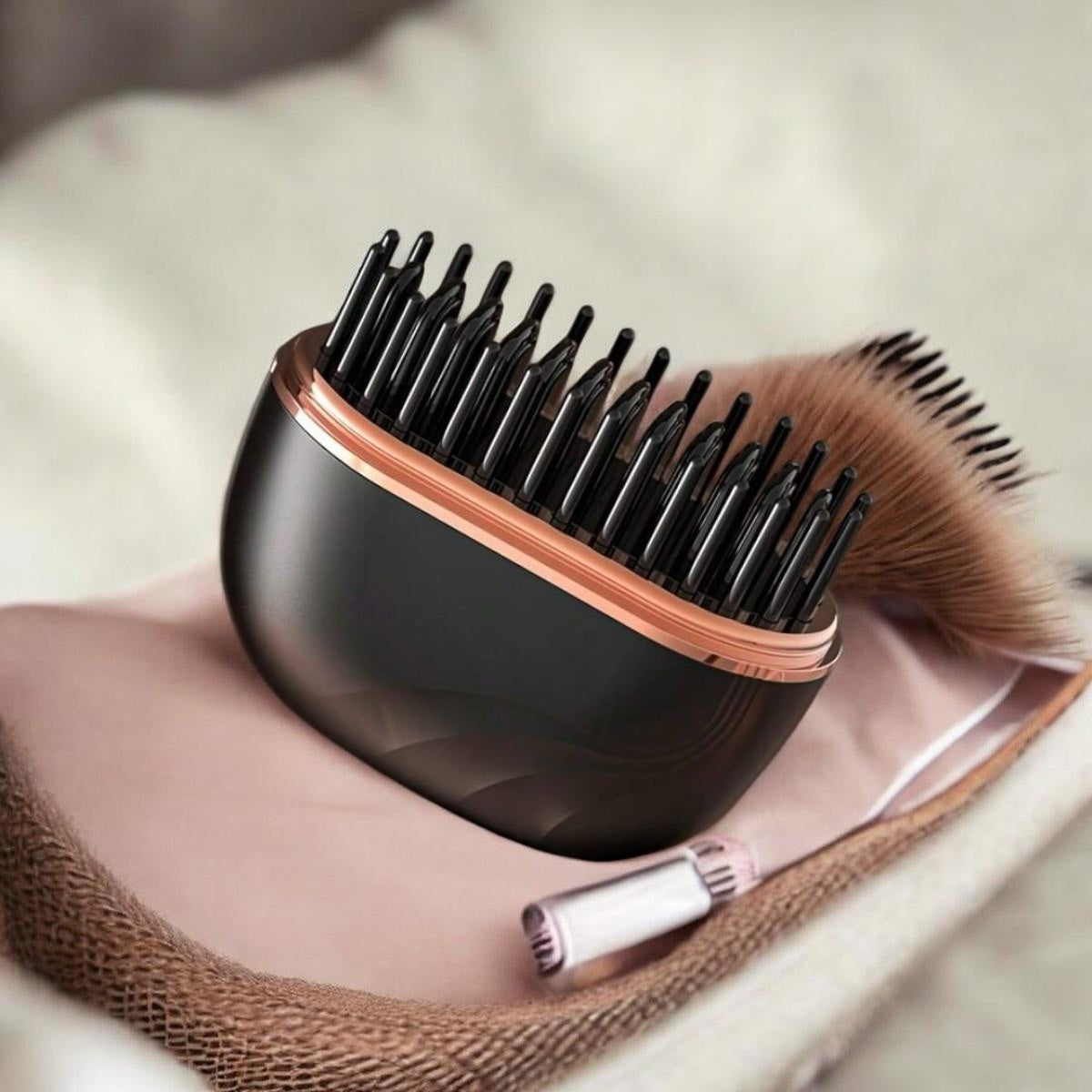 2‑in‑1 Cordless Hair Straightener Comb