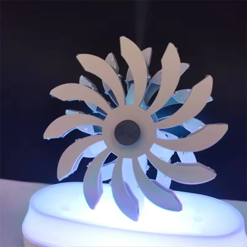 Difusor de Aroma Molino de Viento – Niebla Relajante y Iluminación Ambiental