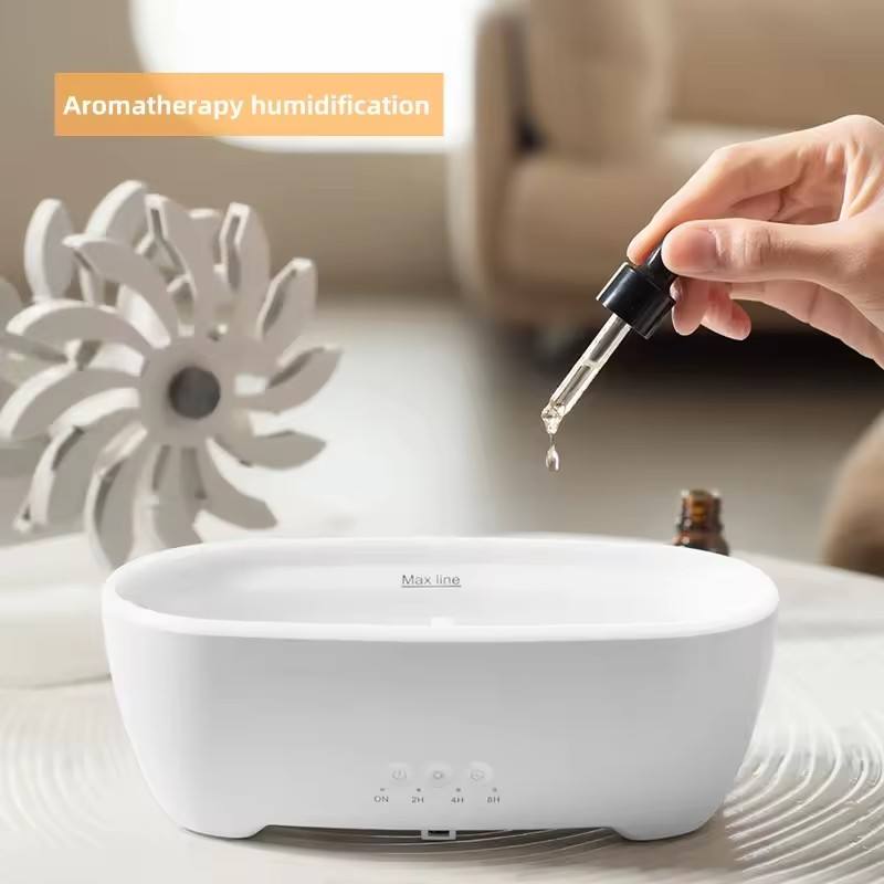 Difusor de Aroma Molino de Viento – Niebla Relajante y Iluminación Ambiental