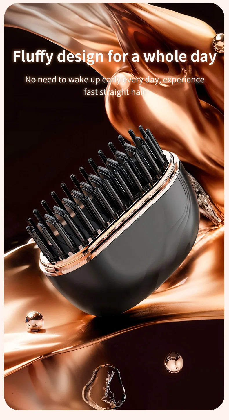 2‑in‑1 Cordless Hair Straightener Comb