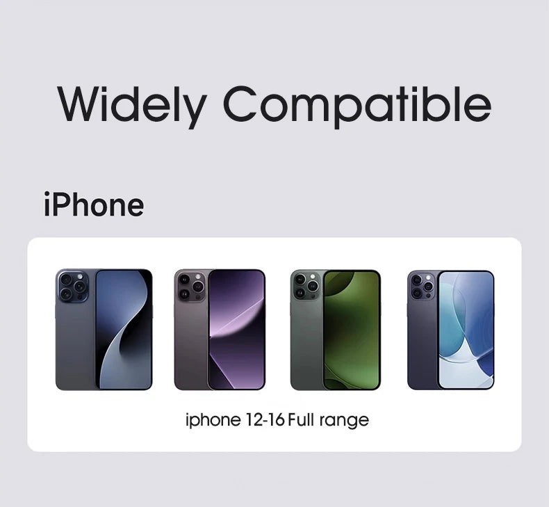 Qi2 Magnetic Wireless Charger — 3-in-1 Fast Charging Stand | 15W for iPhone, Android, Apple Watch & AirPods