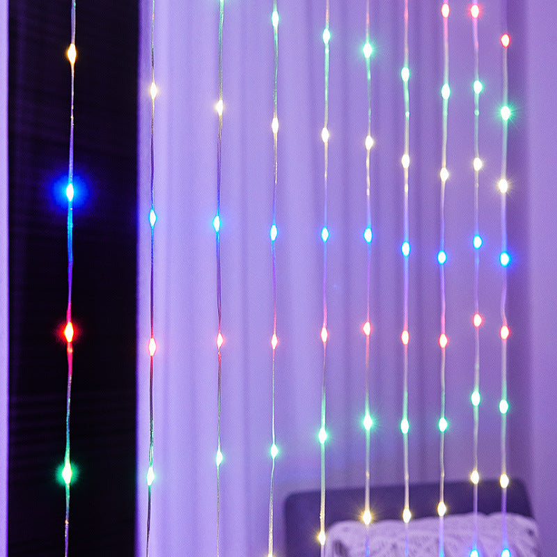 LED Waterfall Lighting Chain – Rubber Coated Decorative Lights
